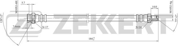 Zekkert BS-9435 - Əyləc şlanqı furqanavto.az