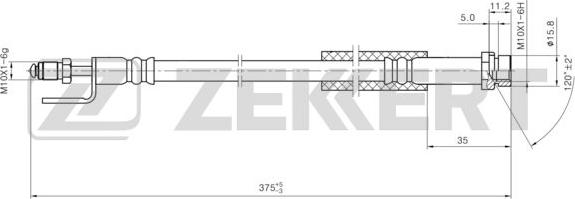 Zekkert BS-9478 - Əyləc şlanqı furqanavto.az