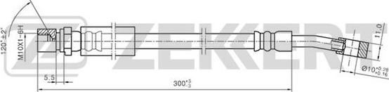 Zekkert BS-9081 - Əyləc şlanqı furqanavto.az