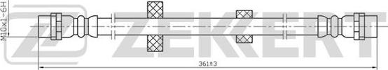 Zekkert BS-9072 - Əyləc şlanqı furqanavto.az