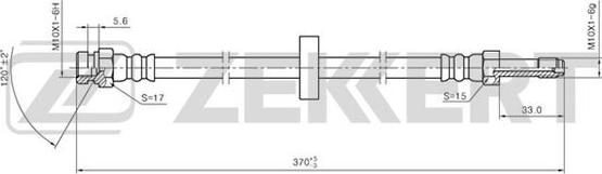 Zekkert BS-9116 - Əyləc şlanqı furqanavto.az