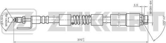 Zekkert BS-9362 - Əyləc şlanqı furqanavto.az