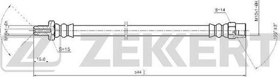 Zekkert BS-9389 - Əyləc şlanqı furqanavto.az