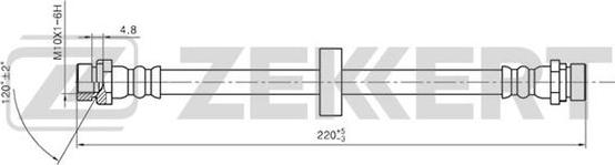 Zekkert BS-9295 - Əyləc şlanqı furqanavto.az