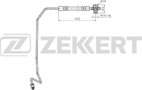 Zekkert BS-9245 - Əyləc şlanqı furqanavto.az