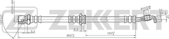 Zekkert BS-9254 - Əyləc şlanqı furqanavto.az