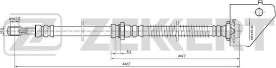 Zekkert BS-9206 - Əyləc şlanqı furqanavto.az