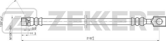 Zekkert BS-9280 - Əyləc şlanqı furqanavto.az