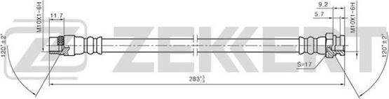 Zekkert BS-9237 - Əyləc şlanqı furqanavto.az