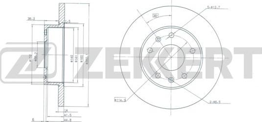 Zekkert BS-5959 - Əyləc Diski furqanavto.az