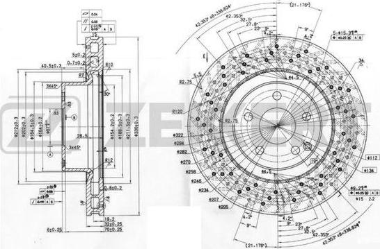 Zekkert BS-5952 - Əyləc Diski furqanavto.az