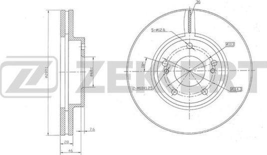 Zekkert BS-5960 - Əyləc Diski furqanavto.az