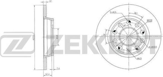 Zekkert BS-5932 - Əyləc Diski furqanavto.az