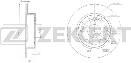 Zekkert BS-5927 - Əyləc Diski furqanavto.az