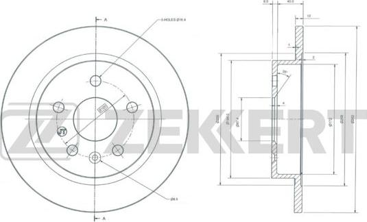 Zekkert BS-5971 - Əyləc Diski furqanavto.az