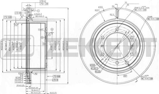 Zekkert BS-5499 - Əyləc Diski furqanavto.az