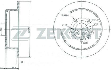 Zekkert BS-5403 - Əyləc Diski furqanavto.az