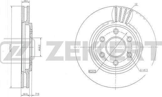 Zekkert BS-5414 - Əyləc Diski furqanavto.az