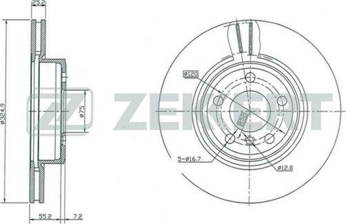 Zekkert BS-5410 - Əyləc Diski furqanavto.az