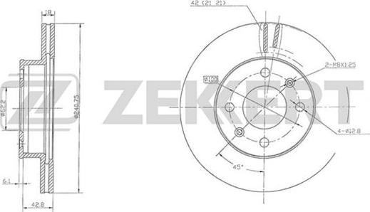 Zekkert BS-5485 - Əyləc Diski furqanavto.az