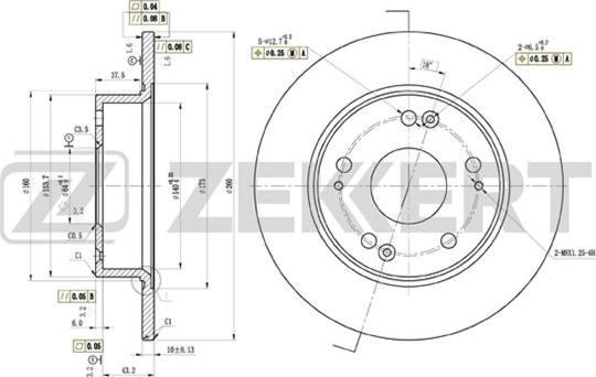 Zekkert BS-5479 - Əyləc Diski furqanavto.az