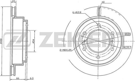 Zekkert BS-5471 - Əyləc Diski furqanavto.az