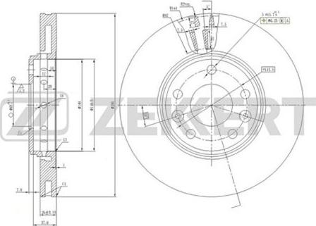 Zekkert BS-5590 - Əyləc Diski furqanavto.az