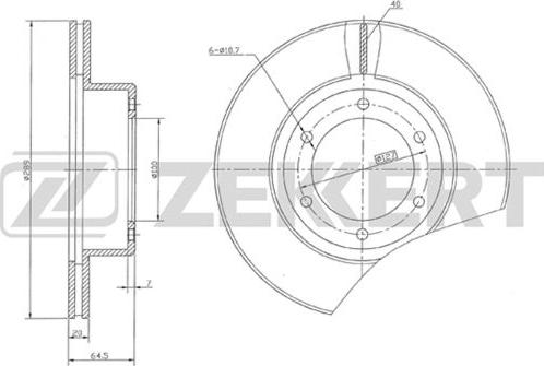 Zekkert BS-5501 - Əyləc Diski furqanavto.az