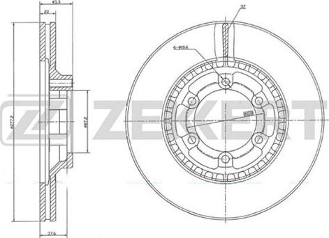 Zekkert BS-5693 - Əyləc Diski furqanavto.az