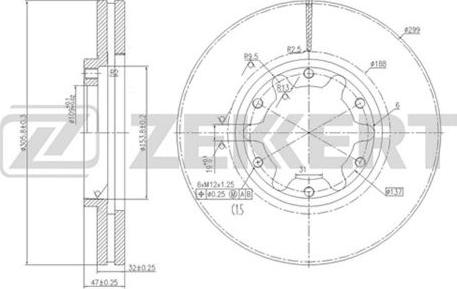 Zekkert BS-5643 - Əyləc Diski furqanavto.az