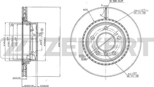 Zekkert BS-5609 - Əyləc Diski furqanavto.az