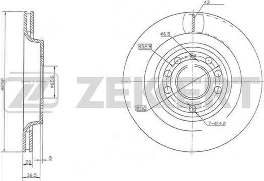 Zekkert BS-5604 - Əyləc Diski furqanavto.az