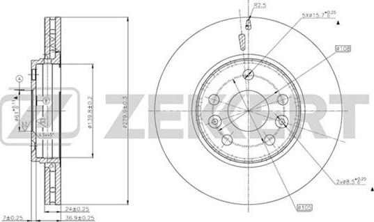 Zekkert BS-5631 - Əyləc Diski furqanavto.az