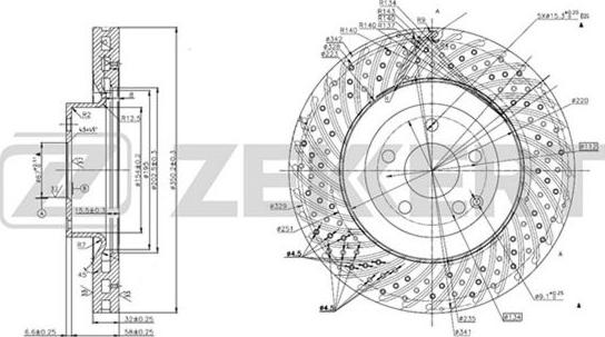 Zekkert BS-5620 - Əyləc Diski furqanavto.az