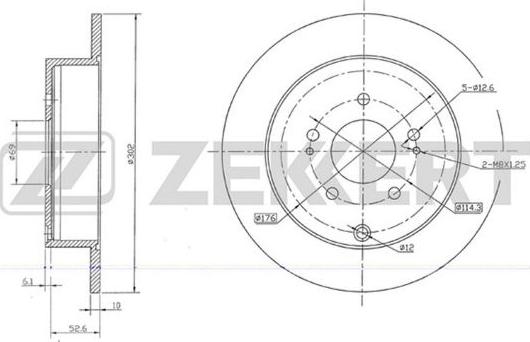 Zekkert BS-5679 - Əyləc Diski furqanavto.az