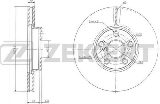 Zekkert BS-5670 - Əyləc Diski furqanavto.az