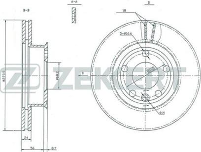 Zekkert BS-5092 - Əyləc Diski furqanavto.az