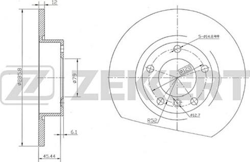 Zekkert BS-5003 - Əyləc Diski furqanavto.az