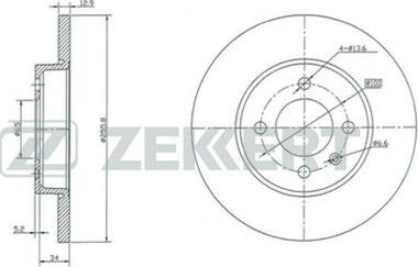 Zekkert BS-5089 - Əyləc Diski furqanavto.az