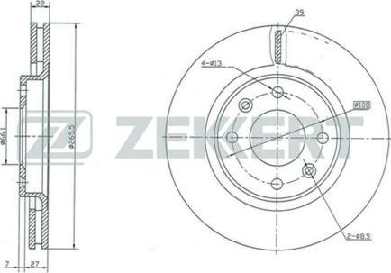 Zekkert BS-5028 - Əyləc Diski furqanavto.az