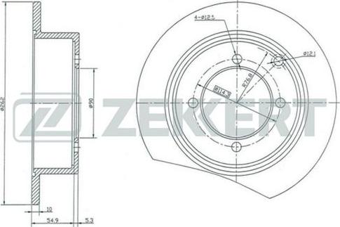 Zekkert BS-5140 - Əyləc Diski furqanavto.az