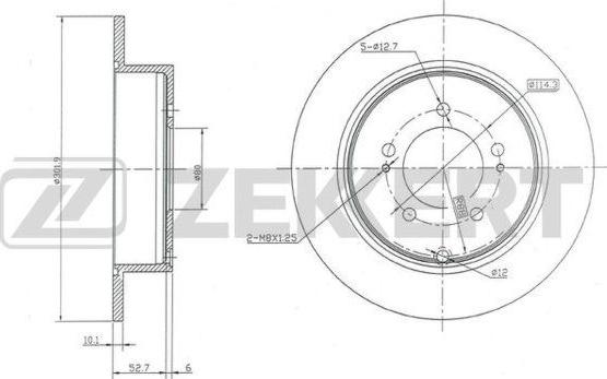 Zekkert BS-5158 - Əyləc Diski furqanavto.az