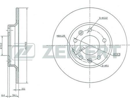 Zekkert BS-5161 - Əyləc Diski furqanavto.az