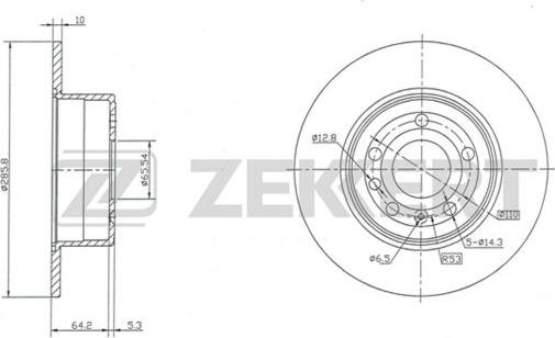 Zekkert BS-5163 - Əyləc Diski furqanavto.az