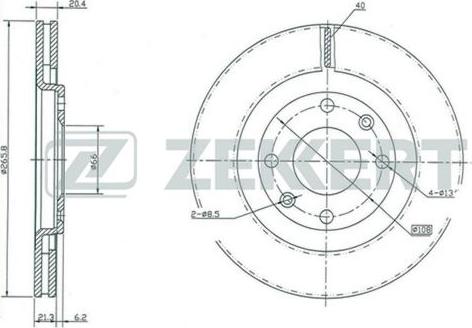 Zekkert BS-5113 - Əyləc Diski furqanavto.az