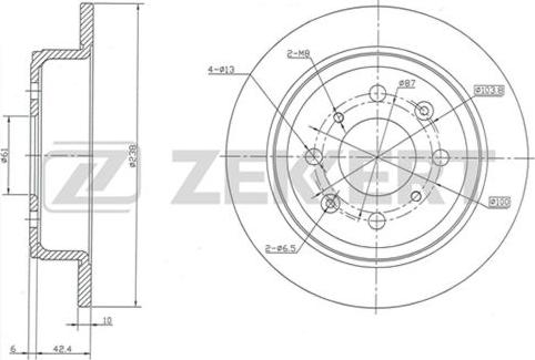 Zekkert BS-5131 - Əyləc Diski furqanavto.az