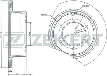 Zekkert BS-5137 - Əyləc Diski furqanavto.az