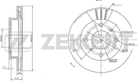 Zekkert BS-5175 - Əyləc Diski furqanavto.az