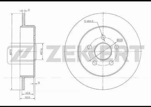 Zekkert BS-5805 - Əyləc Diski furqanavto.az