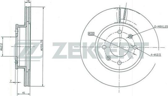 Zekkert BS-5390 - Əyləc Diski furqanavto.az